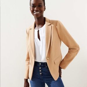 Ann Taylor Loft Elbow Patch Modern Blazer